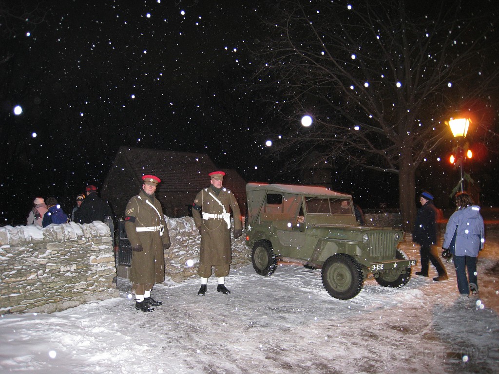 Henry Ford Christmas 2009 051.jpg - WWII soliders at the English stone house.